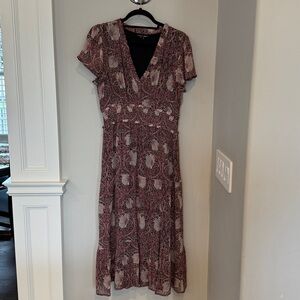 Paige Floral V-Neck Dress